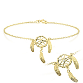 Dream Cather Shaped Anklets ANK-192-GP